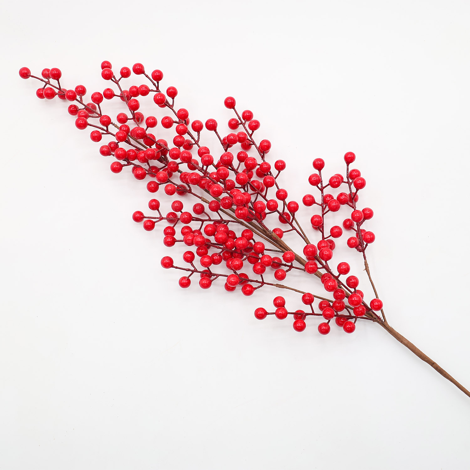 Artificial Red Berry Stem