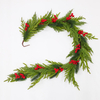 Artificial Pine Garland with Red Berries